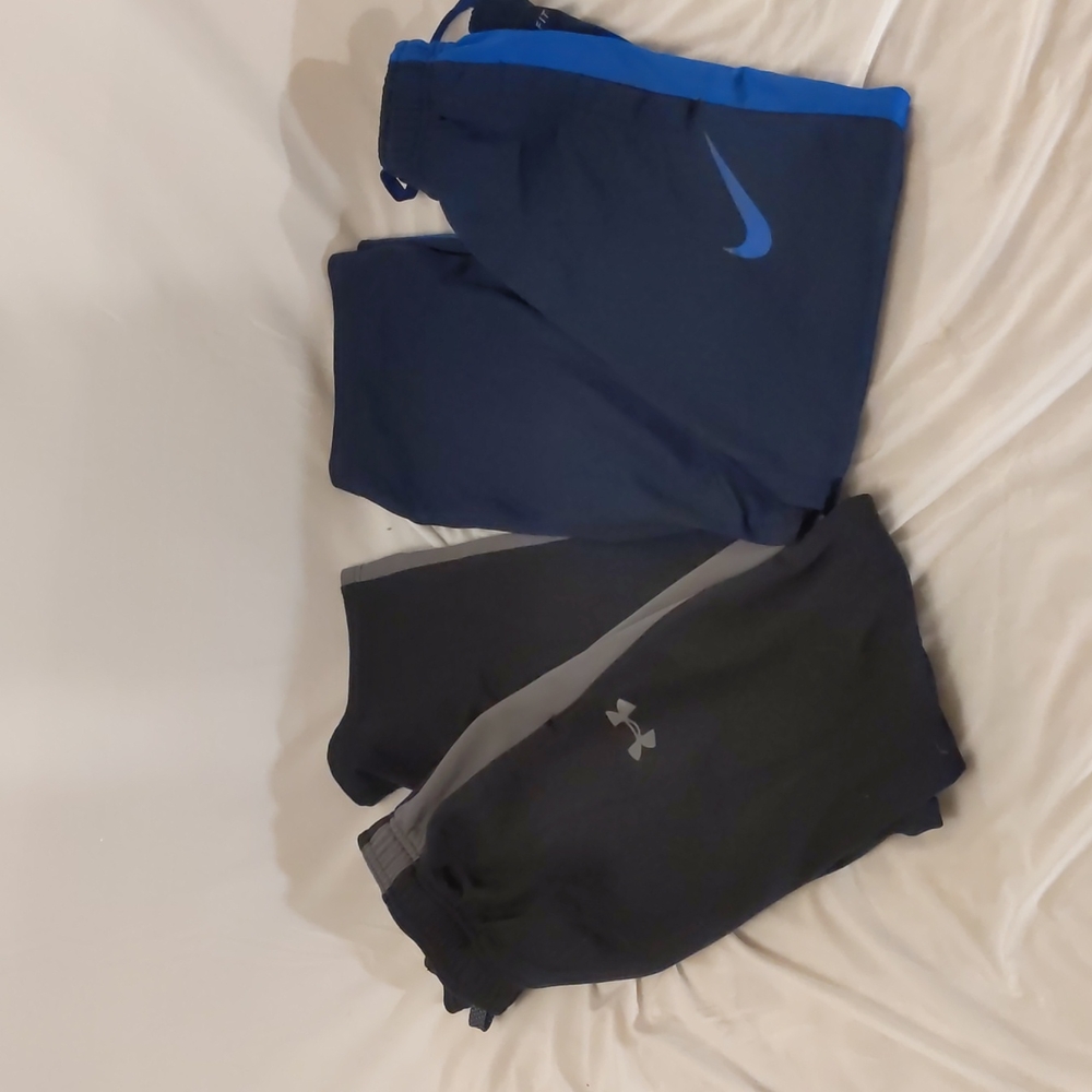 Under Armour and Nike sweatpants medium